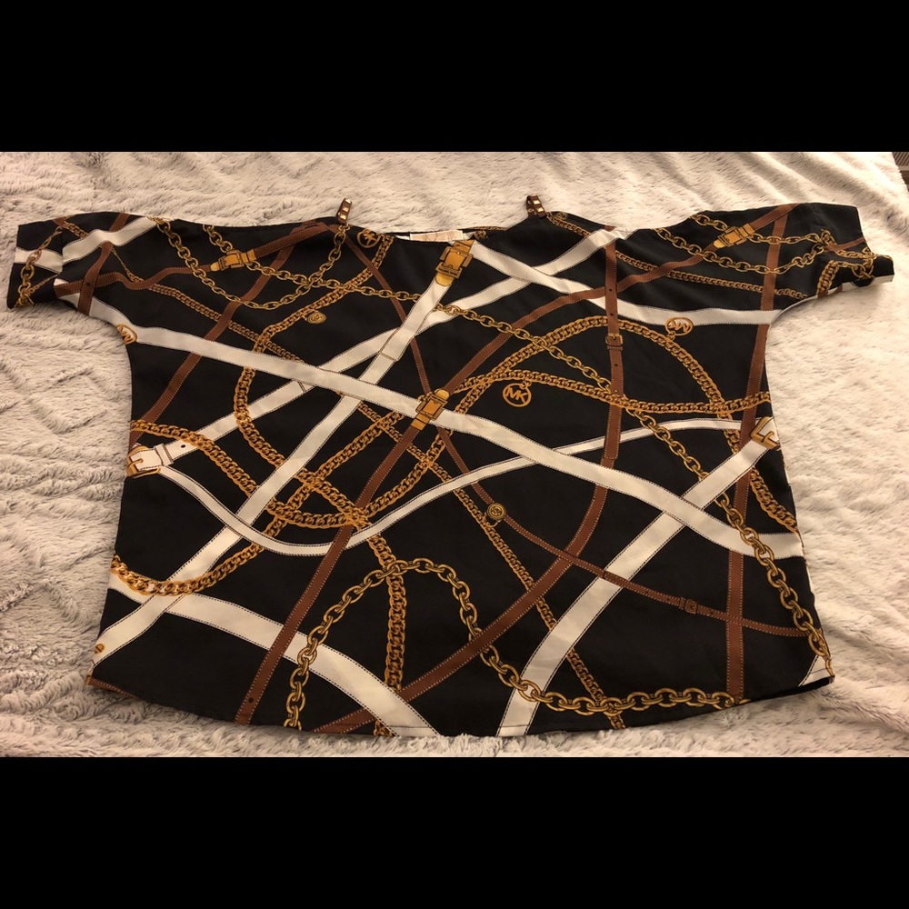 MICHAEL Michael Kors Cold Shoulder top